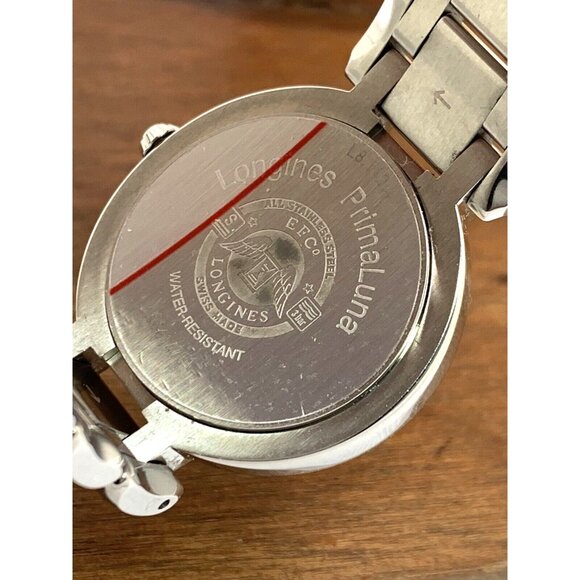 Longines Women's Watch L81124876 Prima Luna Swiss Quartz Mother of Pearl Diamond - Picture 8 of 15